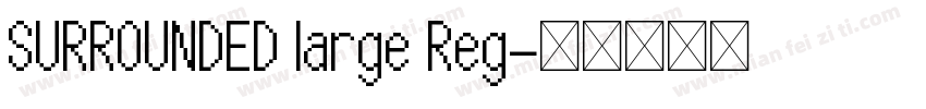 SURROUNDED large Reg字体转换